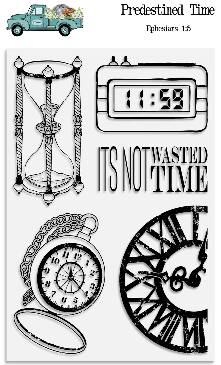 Predestined Time - 5 Piece Stamp Set - ByTheWell4God