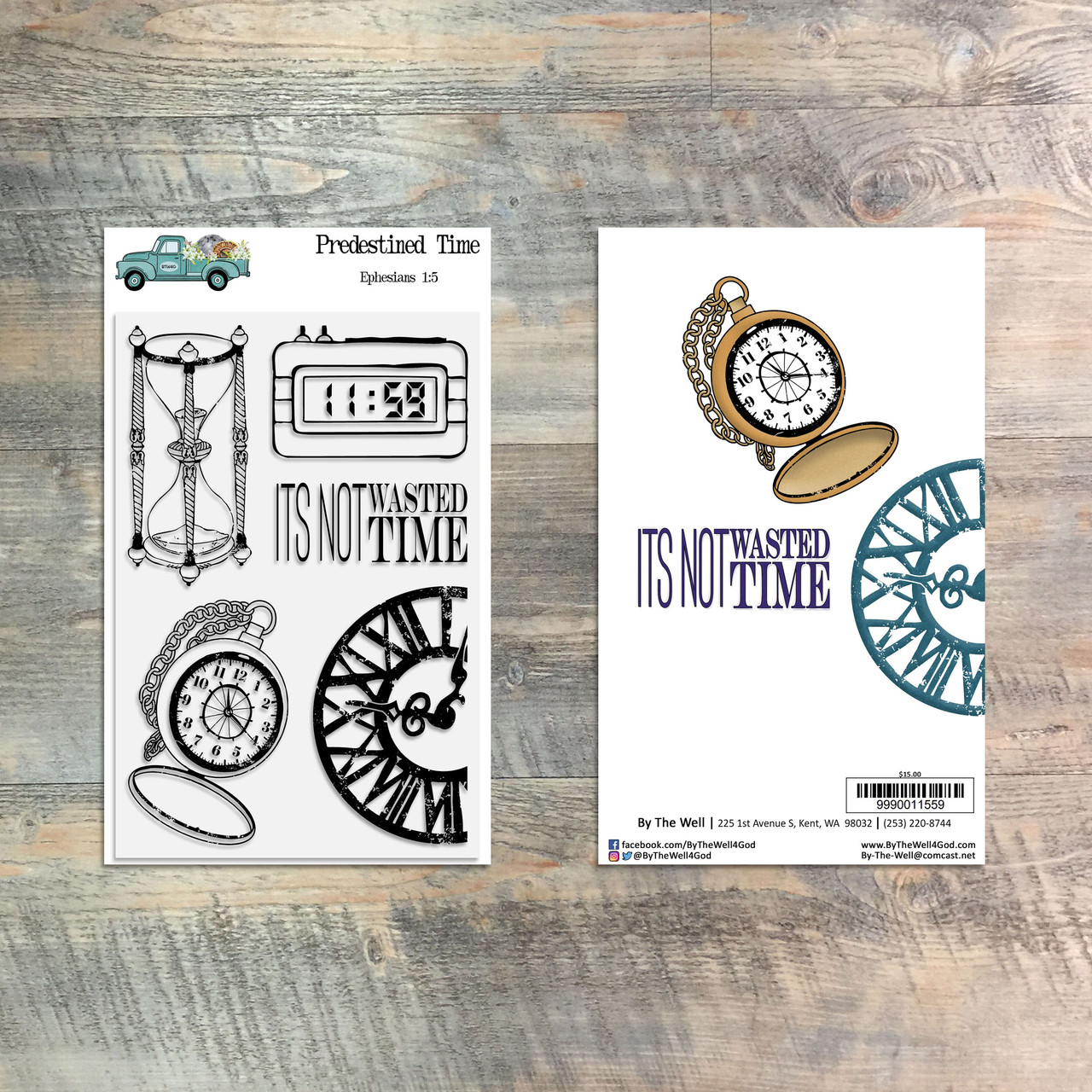Predestined Time - 5 Piece Stamp Set - ByTheWell4God