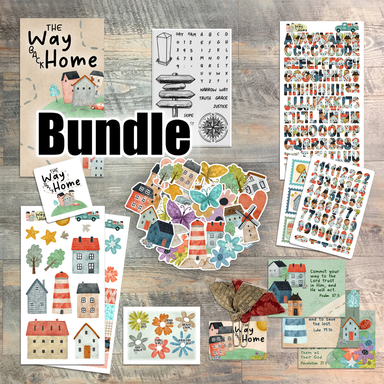 Bundle Listing for "The Way Back Home" Kit and Coordinating Items