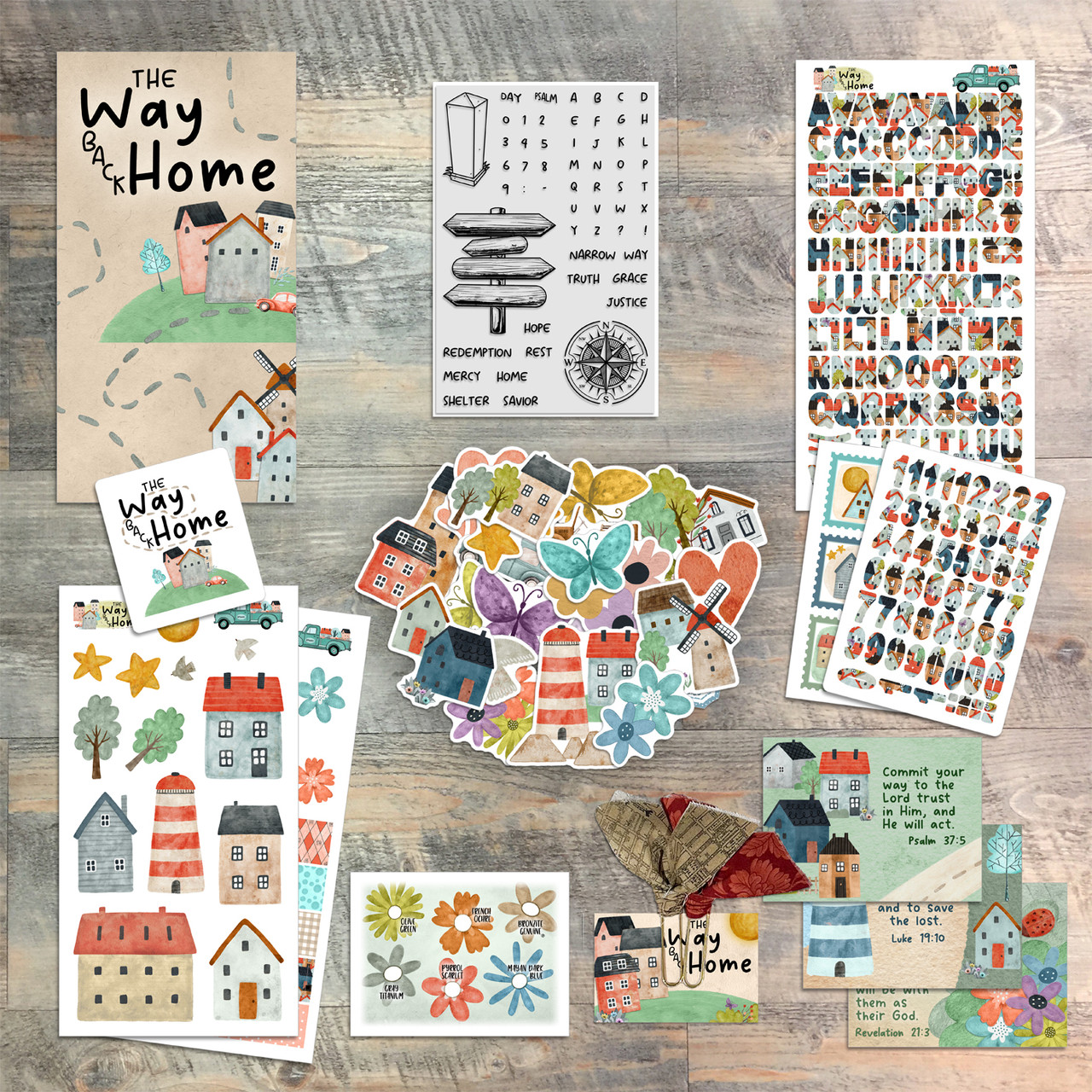 Bundle Listing for "The Way Back Home" Kit and Coordinating Items