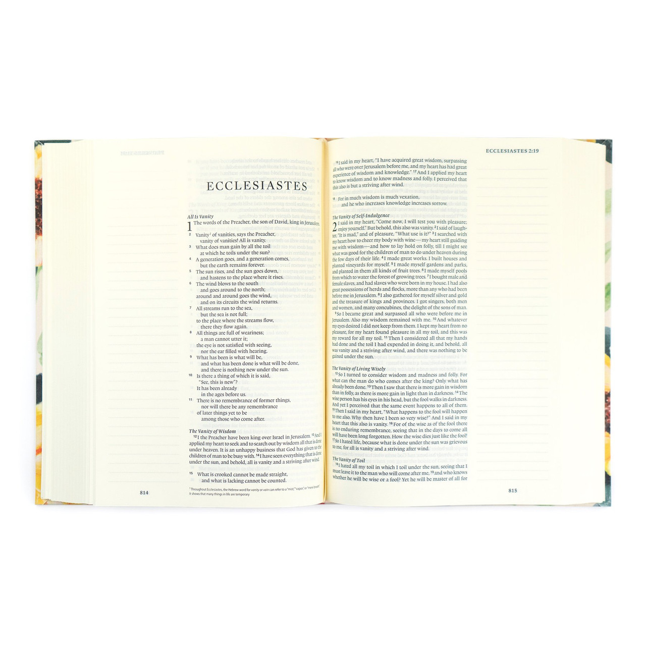 Hosanna Revival Bible - Savannah Theme - ESV Large Print Journaling Bible