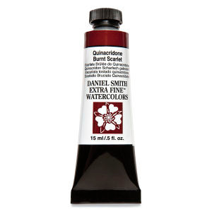 Daniel Smith: Quinacridone Burnt Scarlet - Extra Fine Watercolors Tube, 15ml