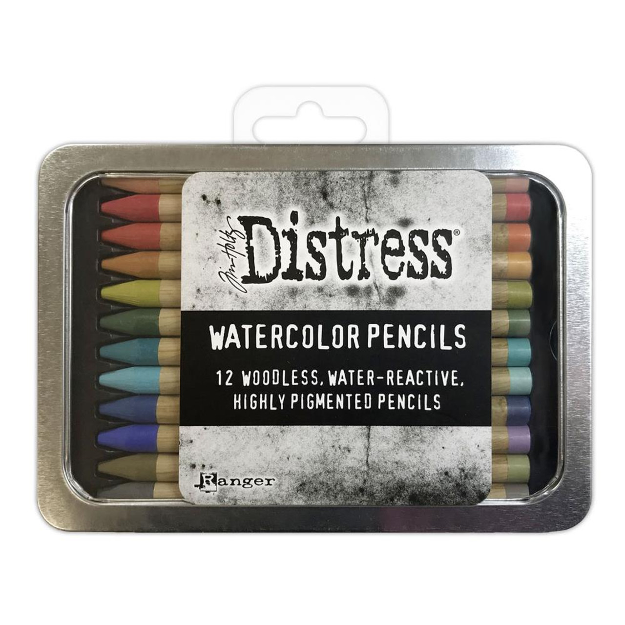 Set 3 Distress Watercolor Pencils - Tim Holtz - 12/Pkg