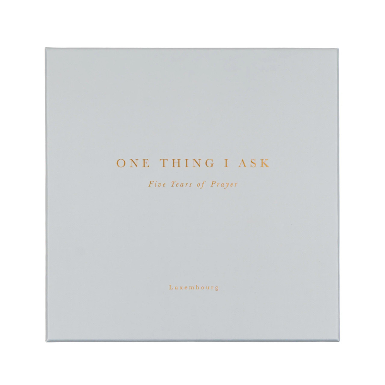 One Thing I Ask: 5-Year Prayer Journal - Genuine Leather - Hosanna Revival - Luxembourg Theme