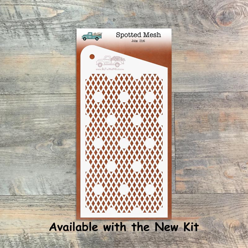 Boho Lash  - Custom stencil to coordinate with "Trusting a Good God" - ByTheWell4God