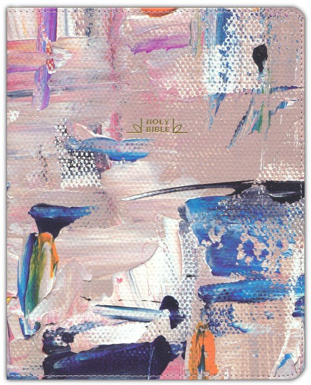 NIV Artisan Collection Bible, Comfort Print - Soft Leather-Look, Multi-Color/Blue