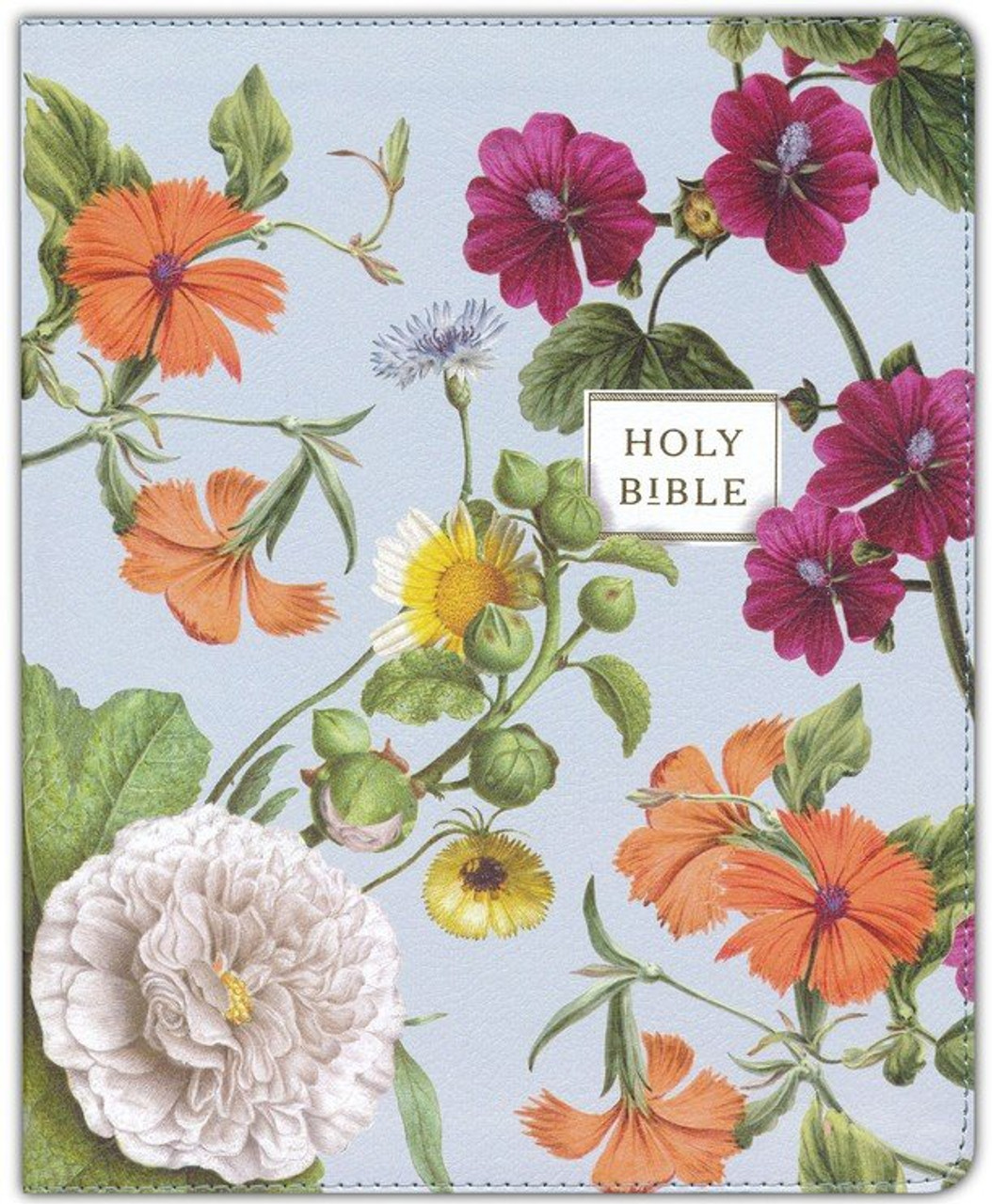 NIV Artisan Collection Bible, Comfort Print - Soft Leather-Look, Blue Floral
