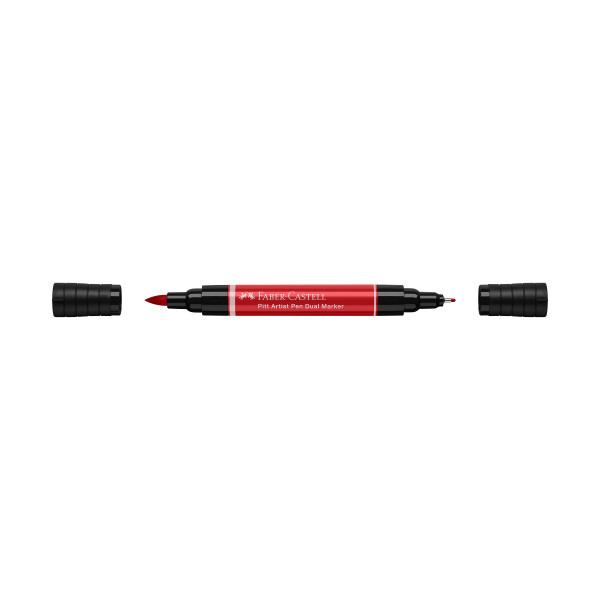 219 Deep Scarlet Red - Pitt Artist Pen Dual Marker - Faber Castell