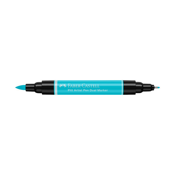 154 Light Cobalt Turquoise - Pitt Artist Pen Dual Marker - Faber Castell