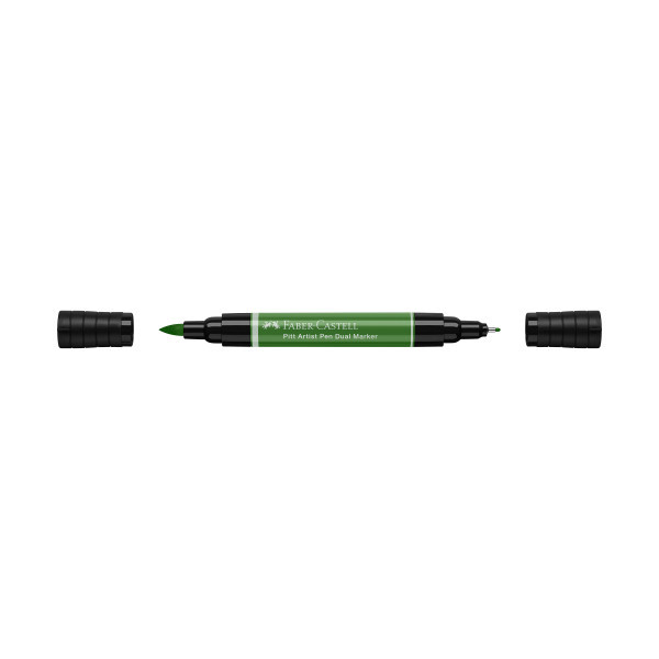 167 Permanent Green Olive - Pitt Artist Pen Dual Marker - Faber Castell