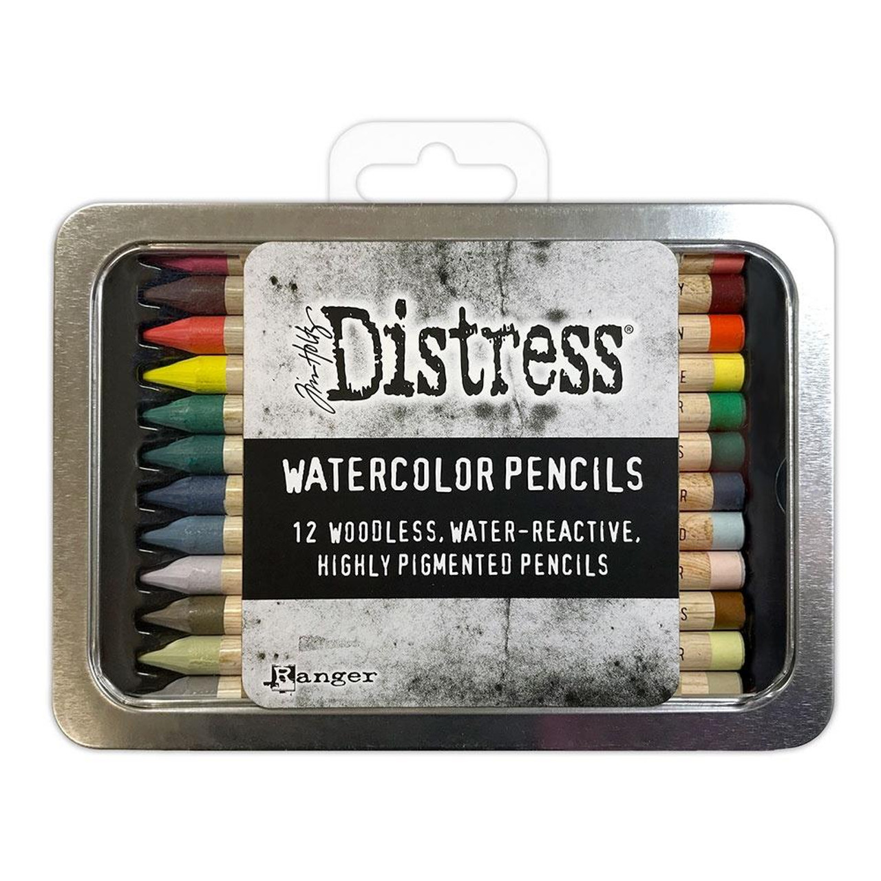 Set 5 Distress Watercolor Pencils - Tim Holtz - 12/Pkg