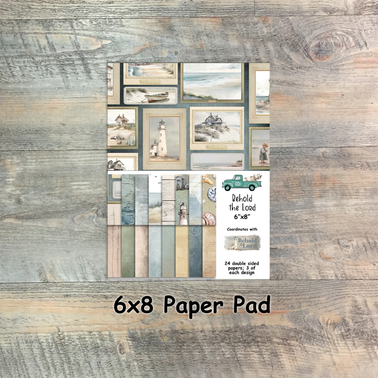 Behold the Lord - Paper Collection - 24 Double Sided 6x8 Papers - Coordinates with Kit