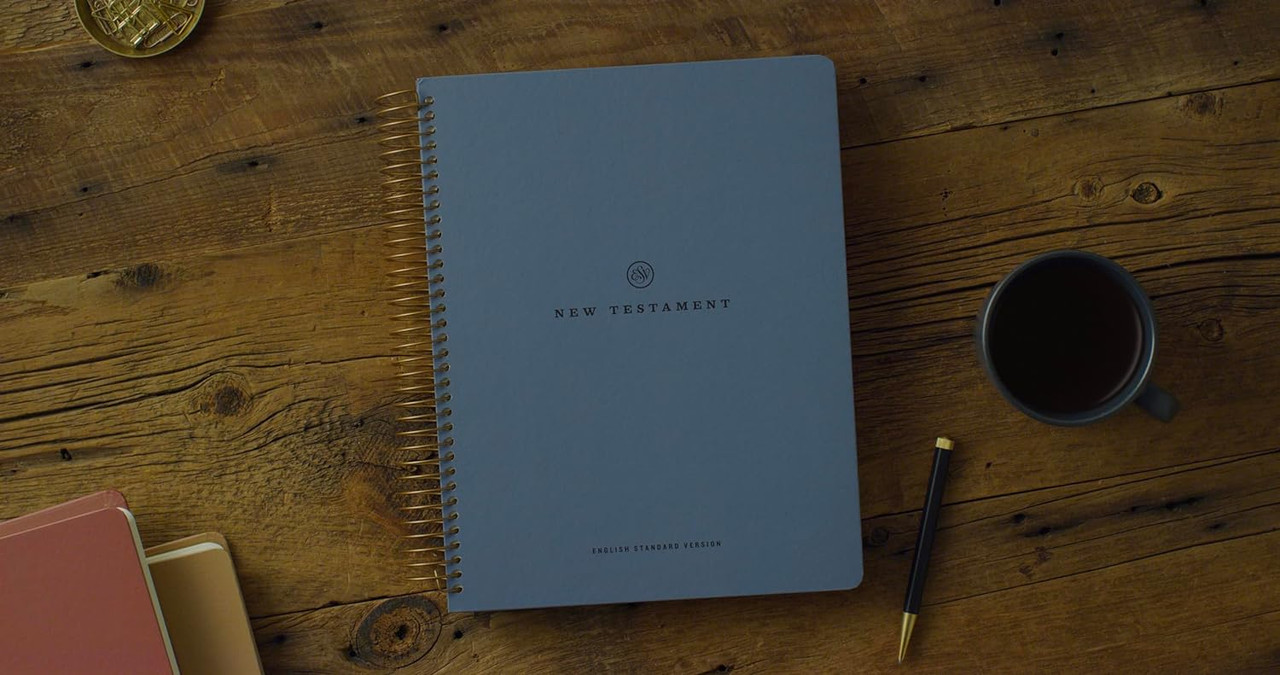 ESV Spiral-Bound Journaling Bible, New Testament - Hardcover
