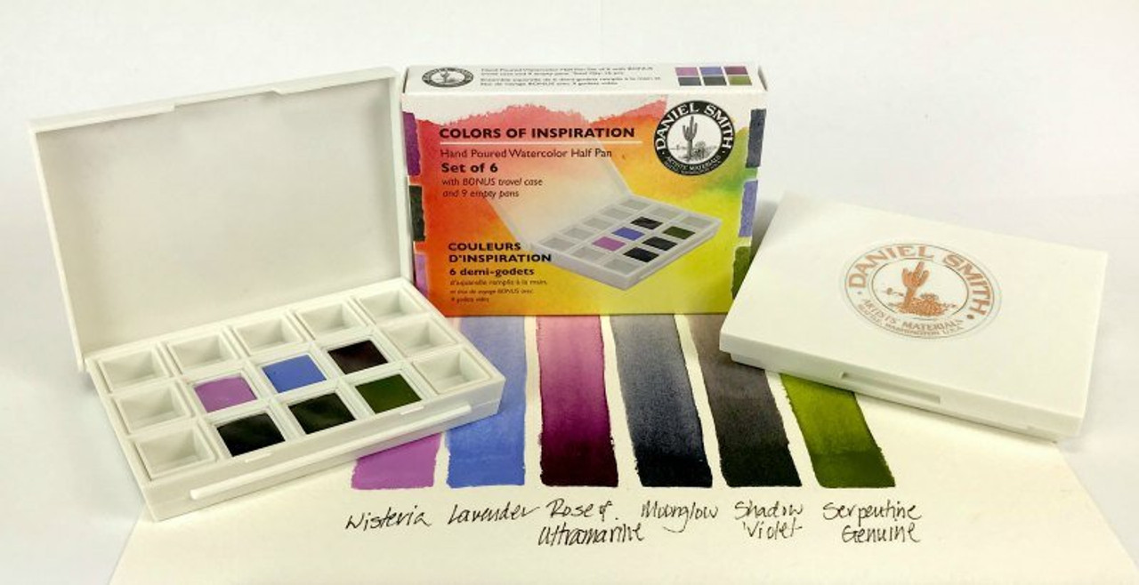 Daniel Smith: Colors of Inspiration Hand Poured Watercolor Half Pan Set - Bible Journaling Supplies