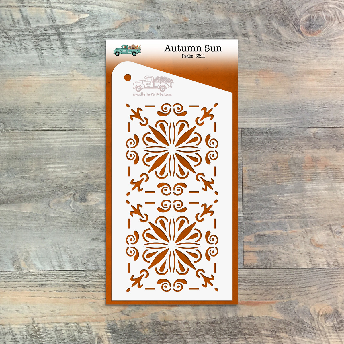 Autumn Sun - Custom stencil to coordinate with "A Biblical Thanks" - ByTheWell4God