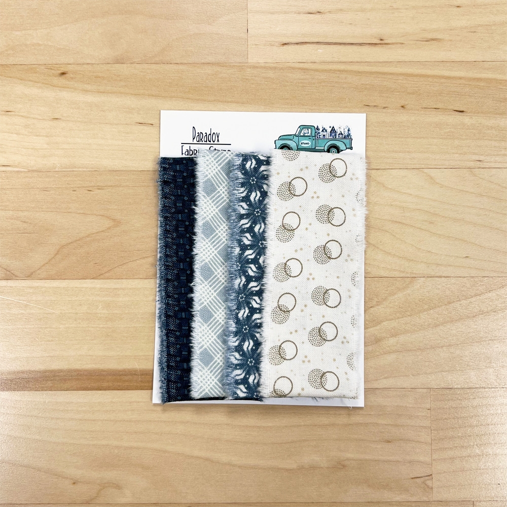 Paradox - Fabric Strips - 4 Fabric Strips to Coordinate with the Colors of the Kit
