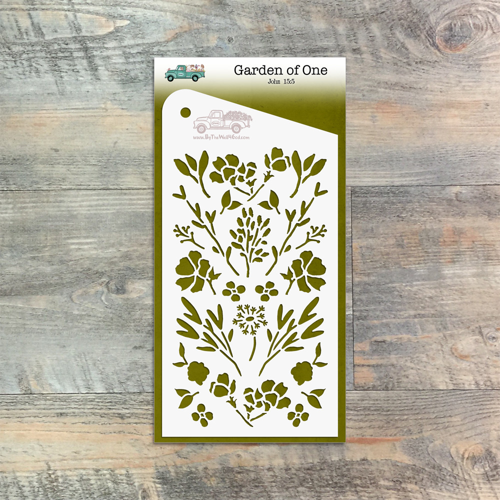 Garden of One - Custom stencil to coordinate with  Together - ByTheWell4God