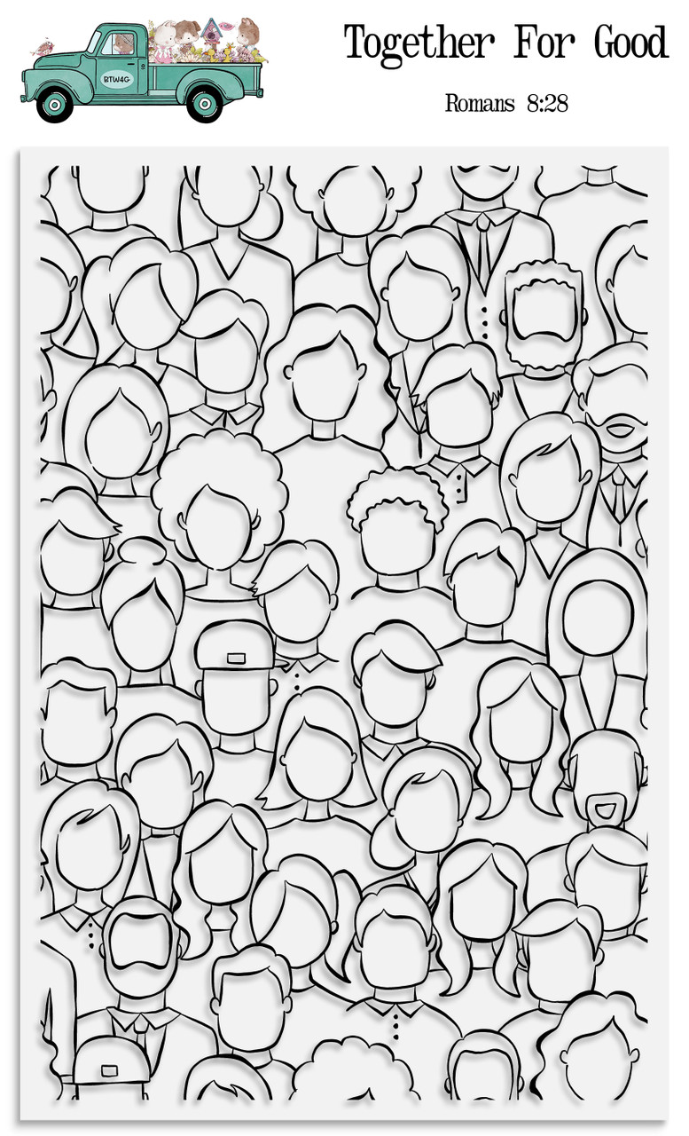 Together For Good - 1 Piece Stamp Set - 4x6 Stamp Set