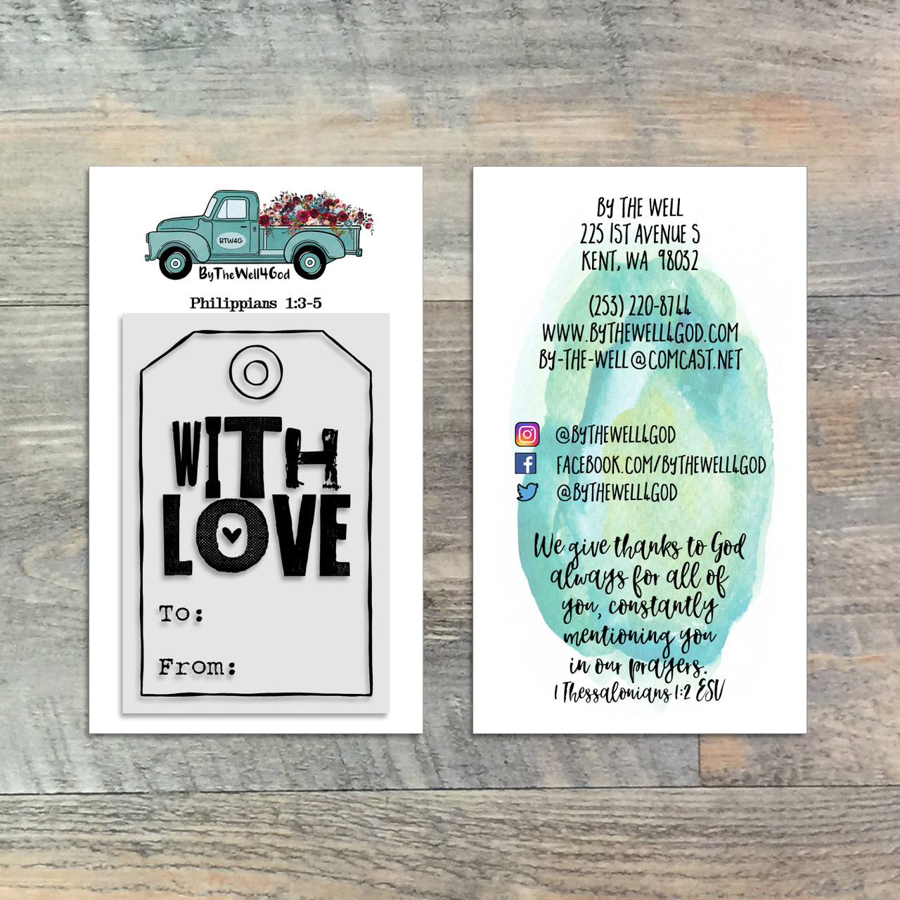 Gift Tag - 2x3 Stamp - ByTheWell4God