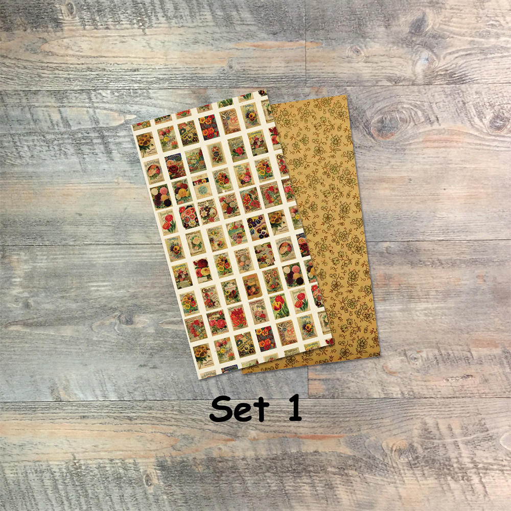 Journal Set 1 - Growing In Truth- Blank Journal Set  - Pair of Custom Travelers Notebook Inserts - 2 Notebook Inserts - Inserts for Dori