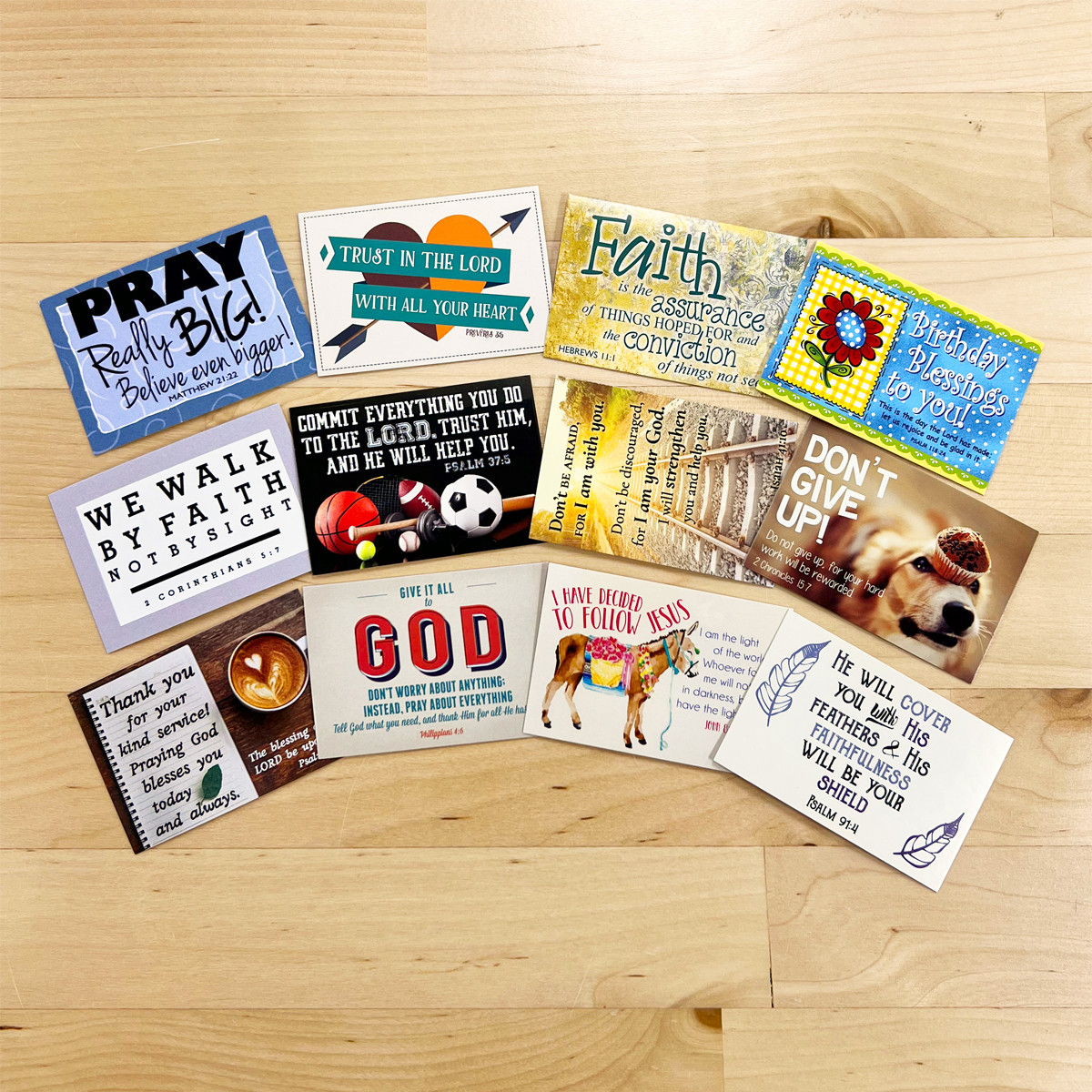 Pass It On Cards - 12 3x3 Cards by Universal Designs