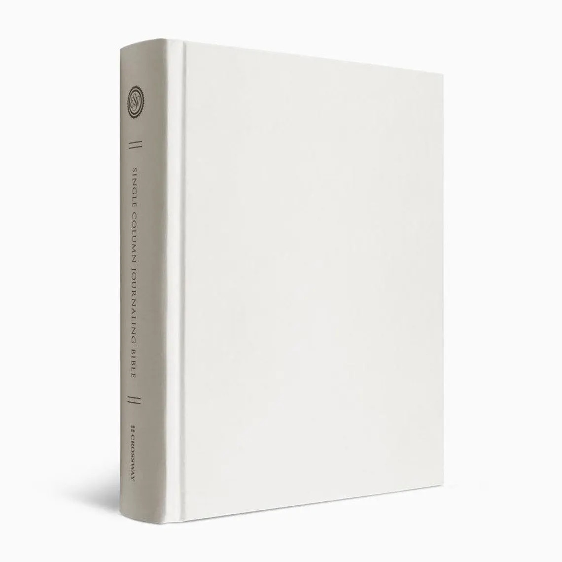 Single Column Journaling Bible - White Customizable Cover