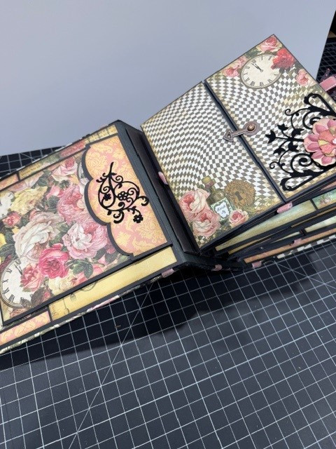 Handcrafted by Lori Album/Journal  -  Tea Party