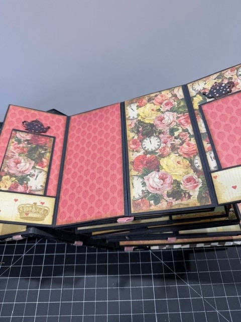 Handcrafted by Lori Album/Journal  -  Tea Party