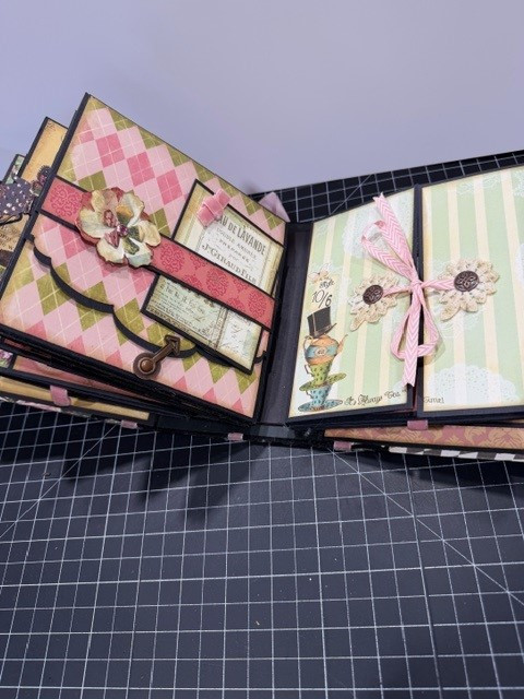 Handcrafted by Lori Album/Journal  -  Tea Party