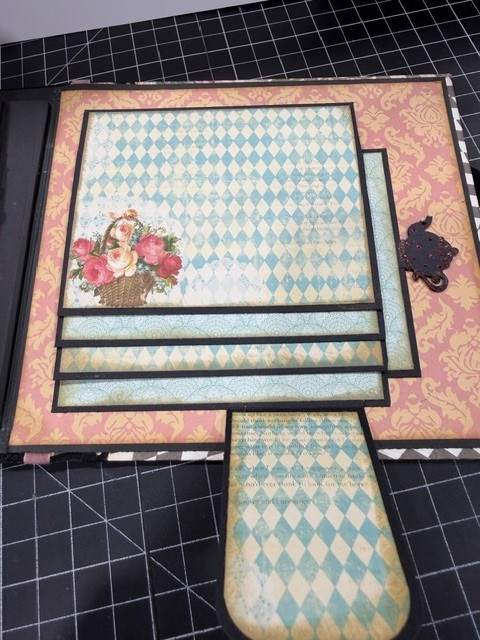 Handcrafted by Lori Album/Journal  -  Tea Party