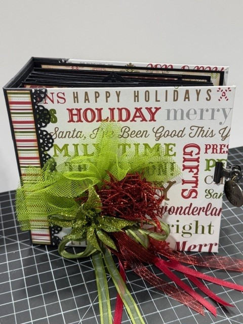 Copy of Handcrafted by Lori Album/Journal  -  25 Days of Christmas