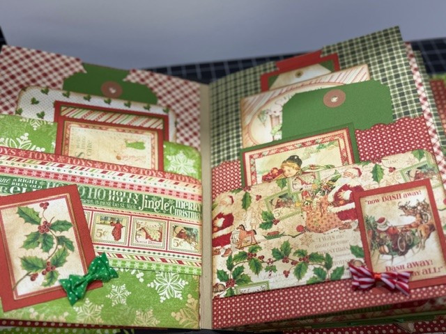 Copy of Handcrafted by Lori Album/Journal  -  Christmas Clocks