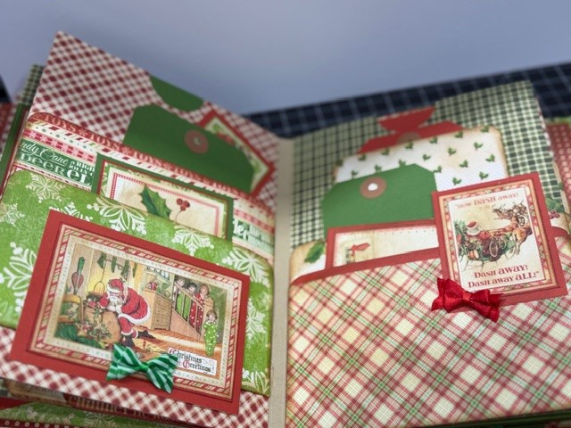 Copy of Handcrafted by Lori Album/Journal  -  Christmas Clocks