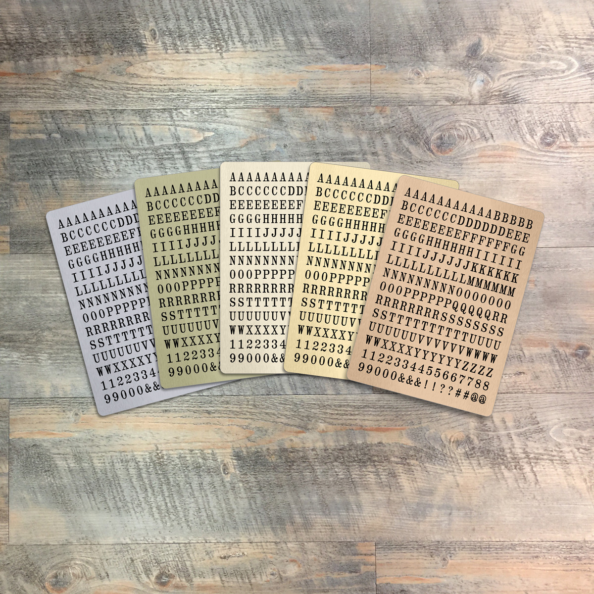 Give Praise To The Lord - Tile Alphabet Stickers - 5 Sheets of Tile Alphabet Stickers from BTW4G