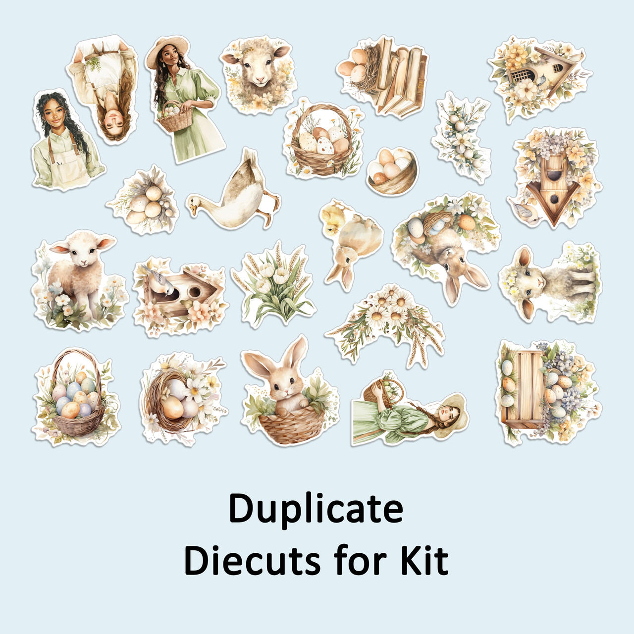 Duplicate Die Cut Set for Give Praise To The Lord