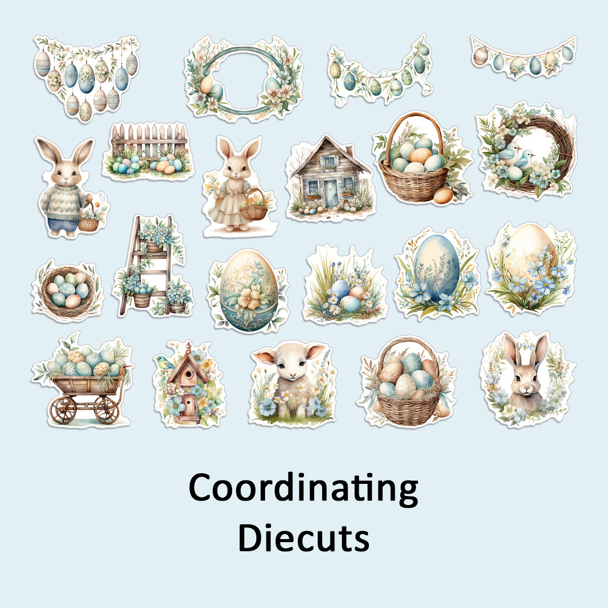 Coordinating Die Cut Set for Give Praise To The Lord