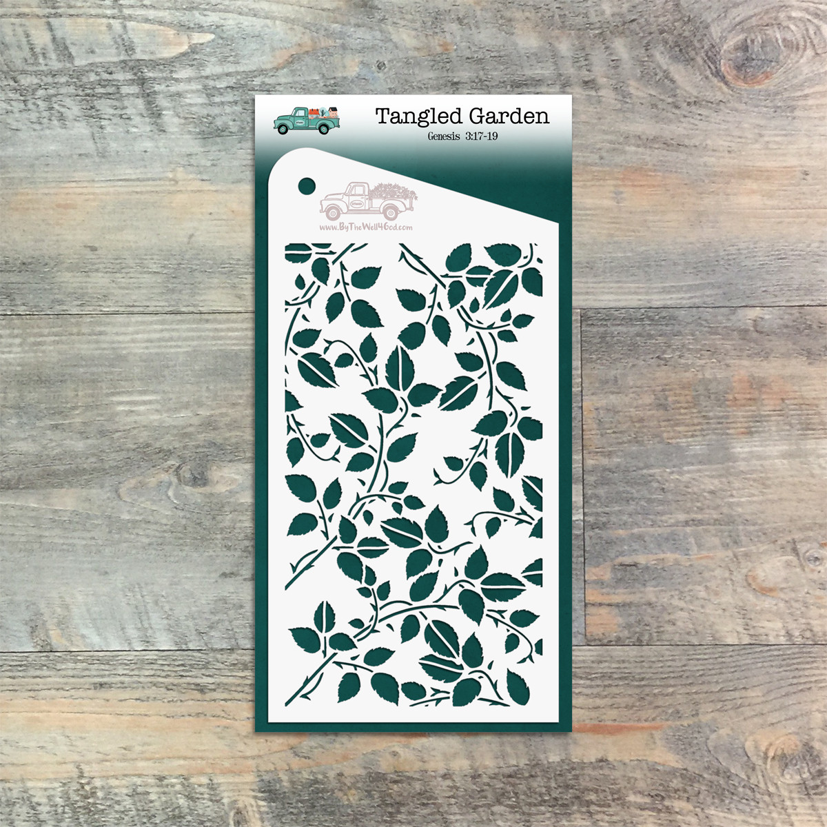 Tangled Garden - Custom stencil to coordinate with The Way Back Home - ByTheWell4God