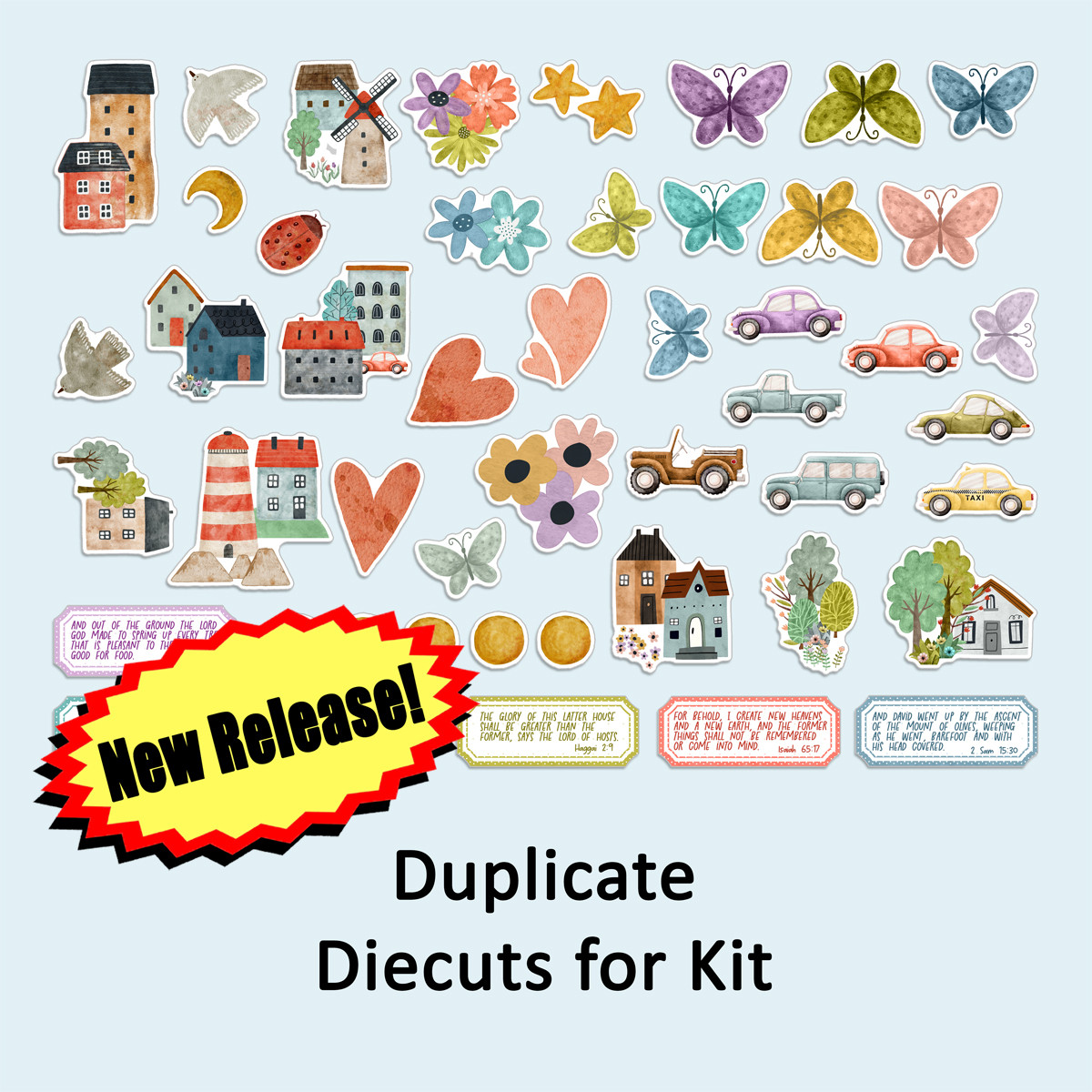 Duplicate Die Cut Set for The Way Back Home