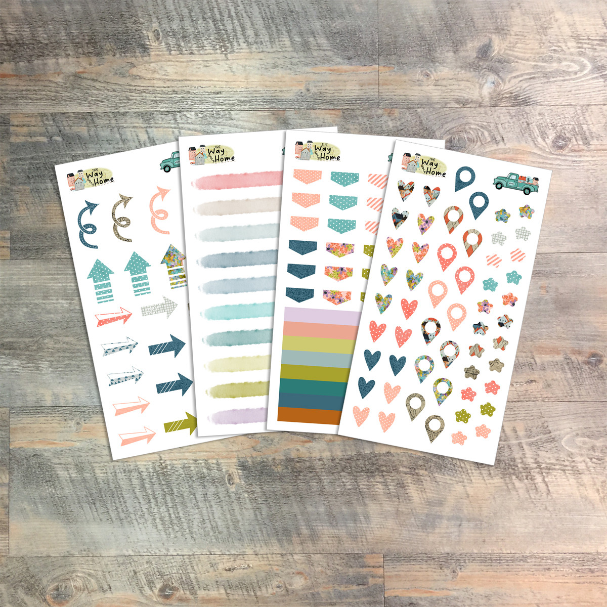 Study Bits Coordinating Sticker Pack forThe Way Back Home