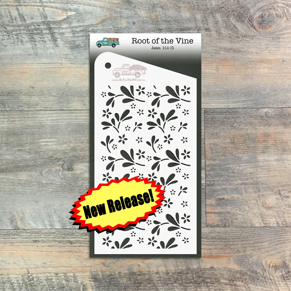 Root of the Vine - Custom stencil to coordinate with The Seven Deadly Sins - ByTheWell4God