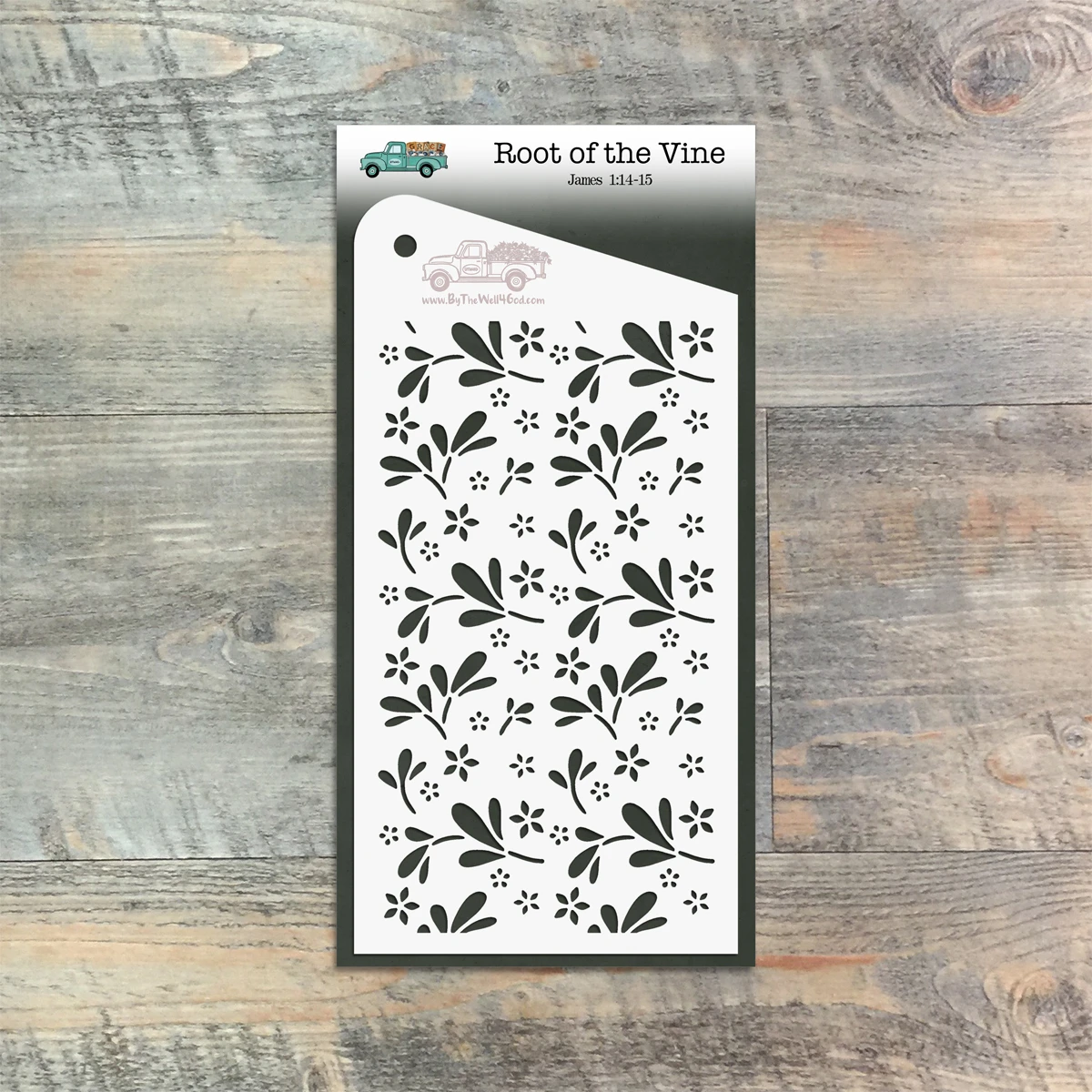 Root of the Vine - Custom stencil to coordinate with The Seven Deadly Sins - ByTheWell4God