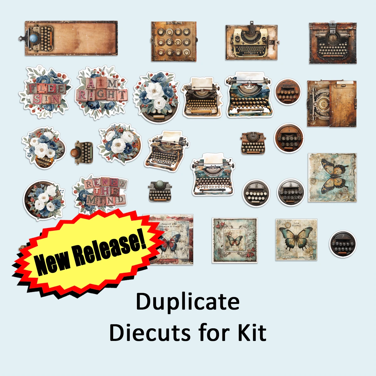 Duplicate Die Cut Set for The Seven Deadly Sins