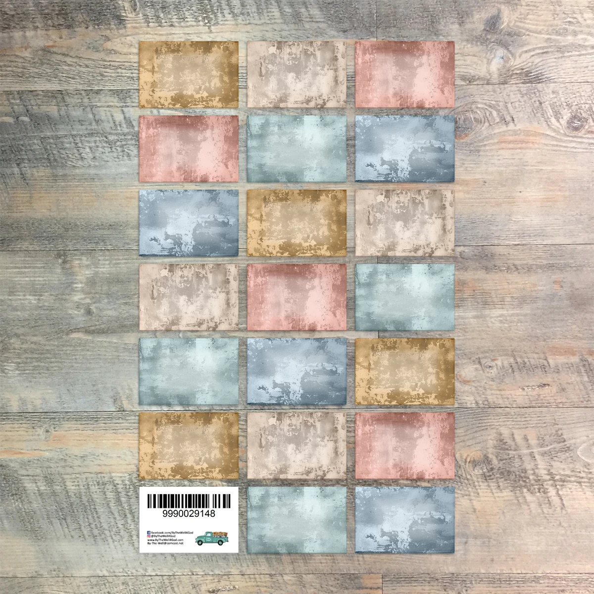 Set 1 Mini Flash Cards forThe Seven Deadly Sins - 20 2x3 Flash Cards  to Match Kit