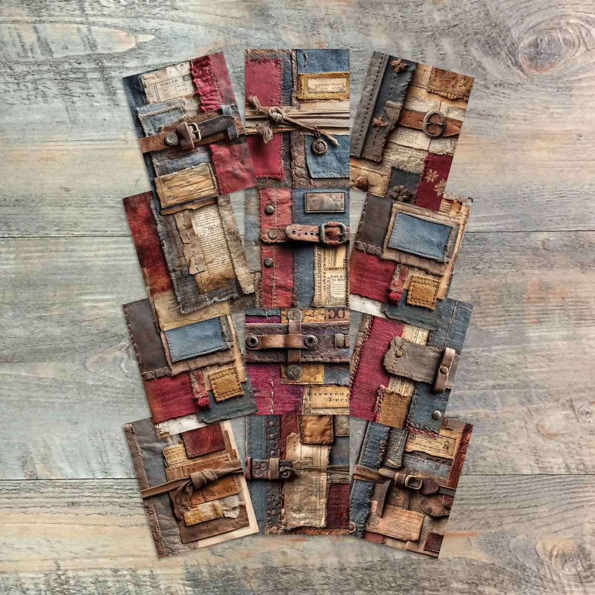 Eclectic Bits Journaling Cards - The Seven Deadly Sins - 12 Unique-3x4 Journaling Cards