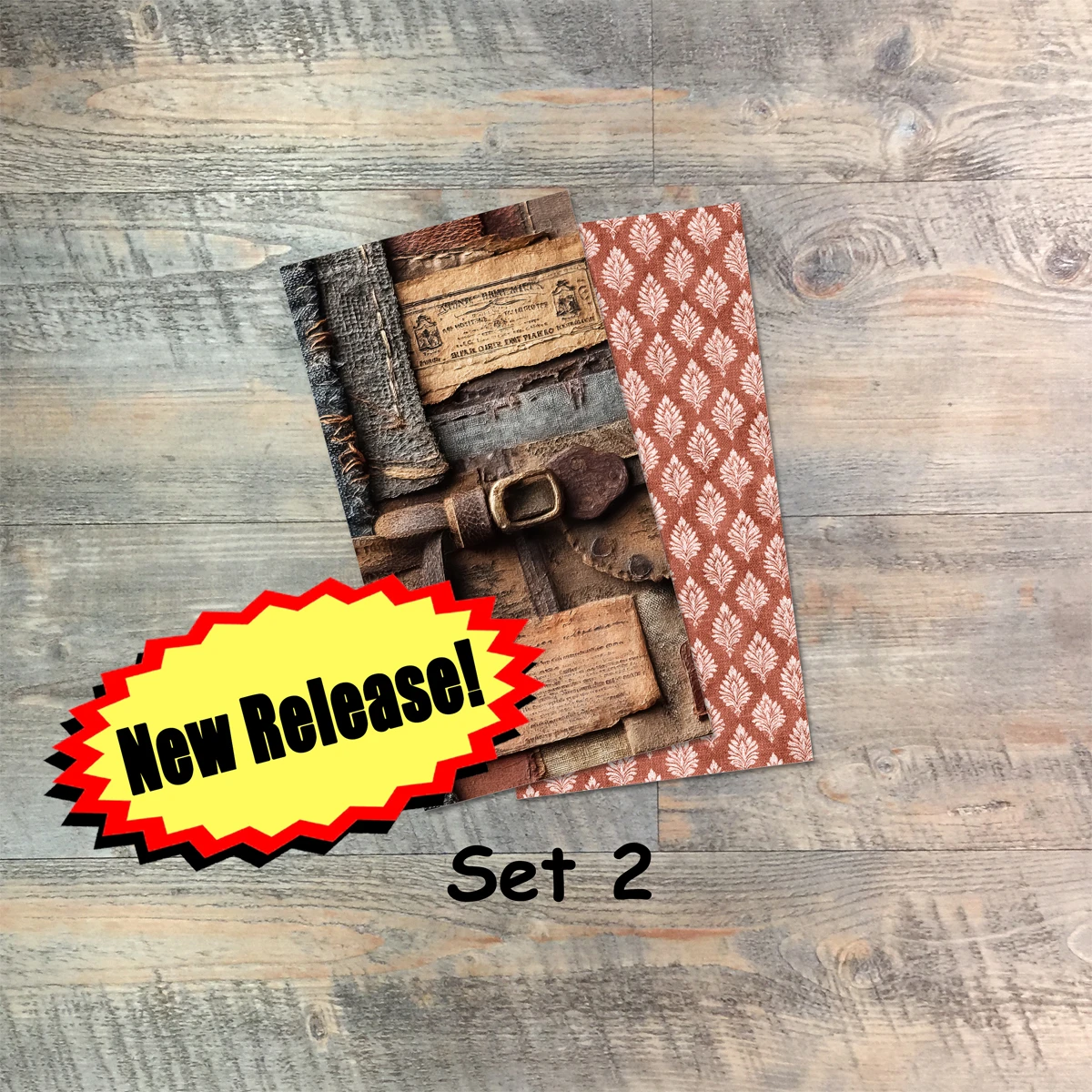 Journal Set 2 - The Seven Deadly Sins - Blank Journal Set  - Pair of Custom Travelers Notebook Inserts - 2 Notebook Inserts - Inserts for Dori