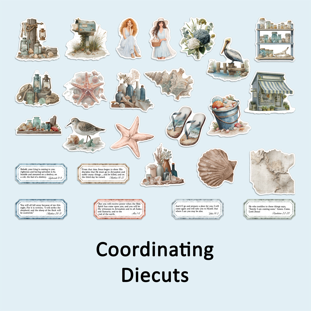 Coordinating Die Cut Set for As He Said