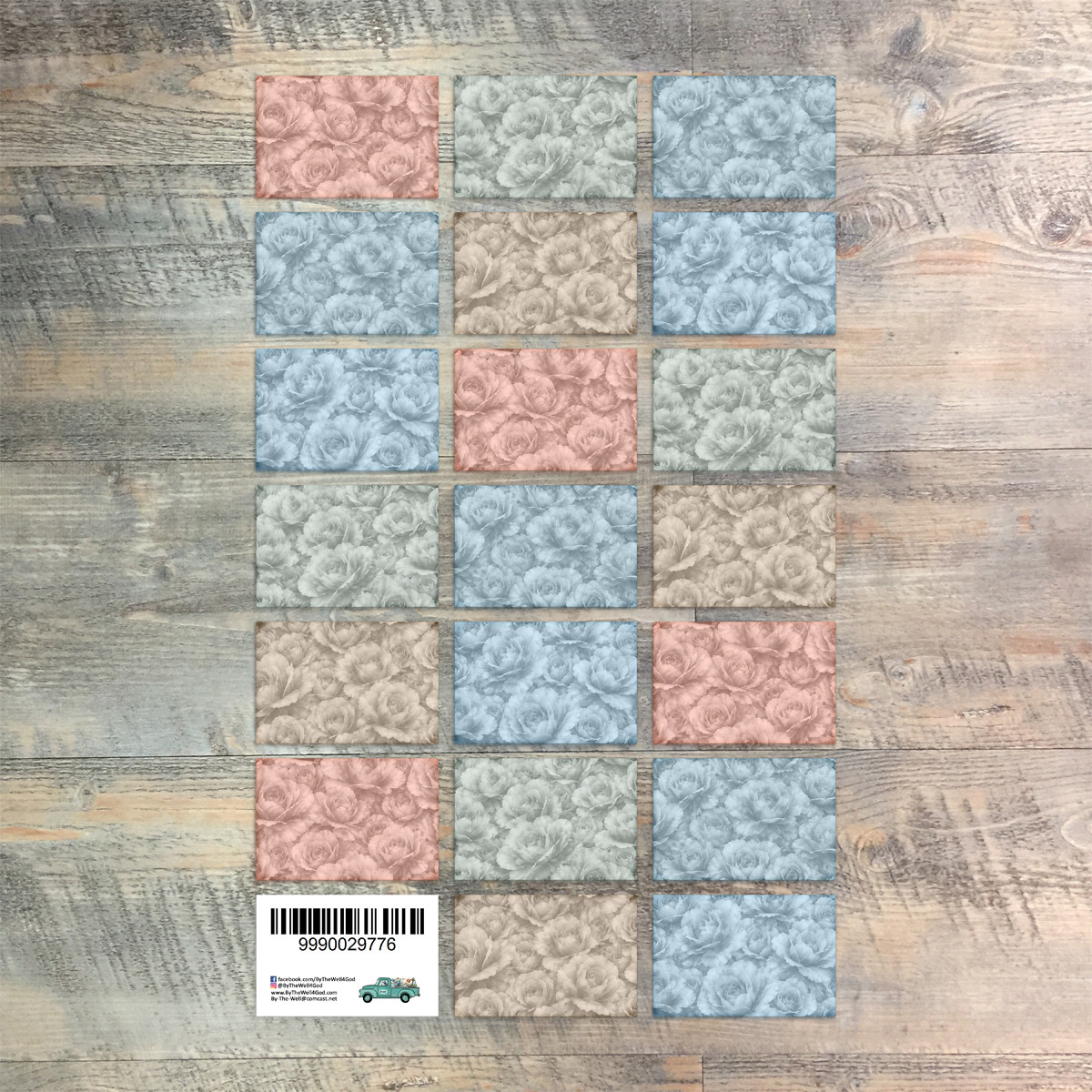 Set 1 Mini Flash Cards for As He Said - 20 2x3 Flash Cards  to Match Kit