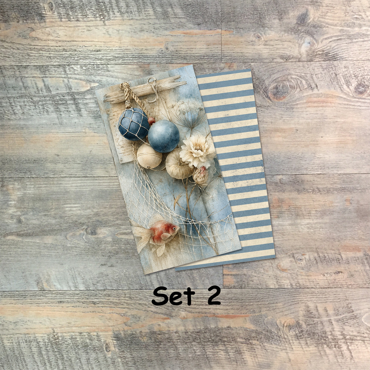 Journal Set 2 - As He Said - Blank Journal Set - Pair of Custom Travelers Notebook Inserts - 2 Notebook Inserts - Inserts for Dori