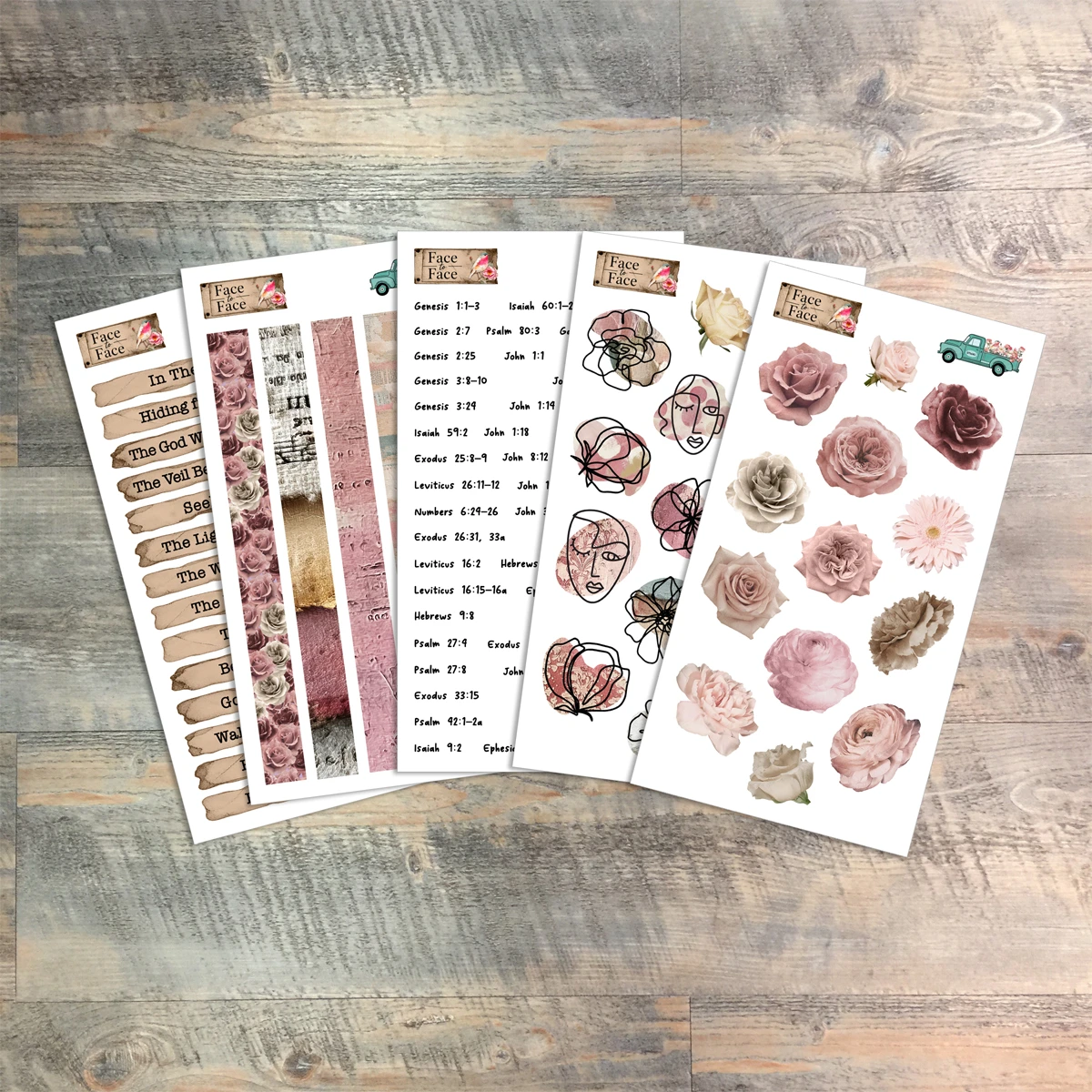 Extra Coordinating Sticker Pack for Face To Face