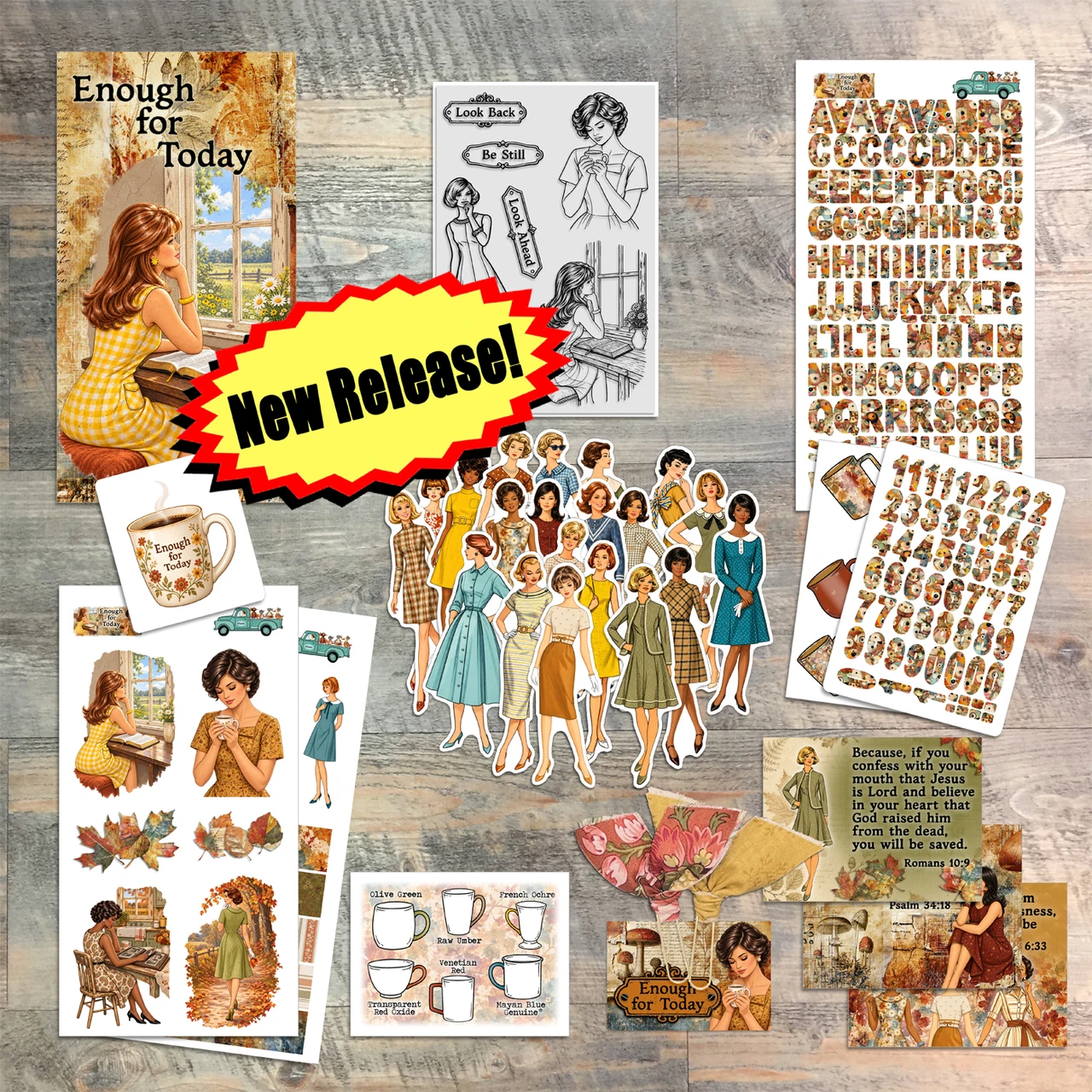 Enough for Today - Devotional Kit for Bible Journaling